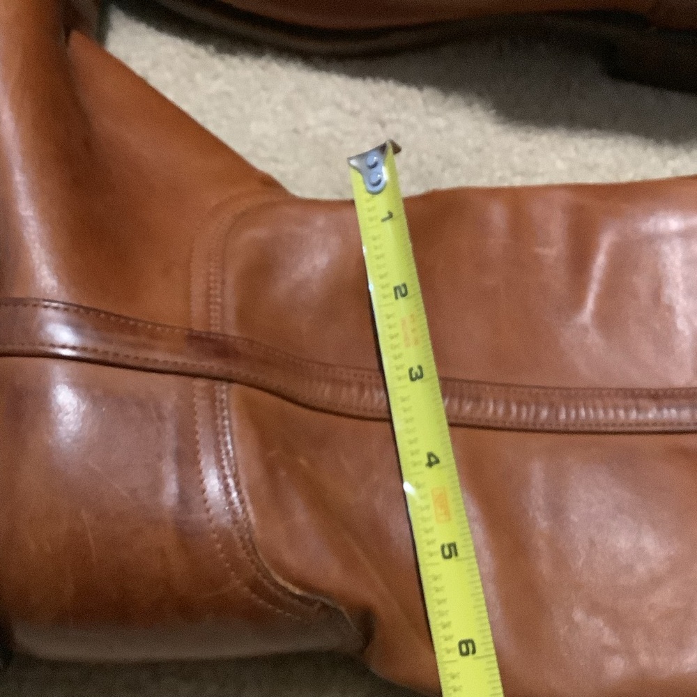 Lucchese Vintage Honey Rose Tall Leather Boots Size 11 - Picture 8 of 16